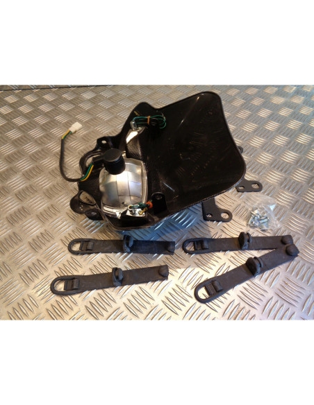 plaque phare tete fourche carbone universel adaptable moto enduro trail mecaboit