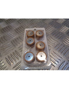 6 galets variateur tnt racing ceramic 25 x 21,8 mm - 24 gr scooter piaggio 500 x