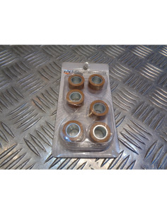 6 galets variateur tnt racing ceramic 23 x 18 mm - 21 gr scooter honda kymco su