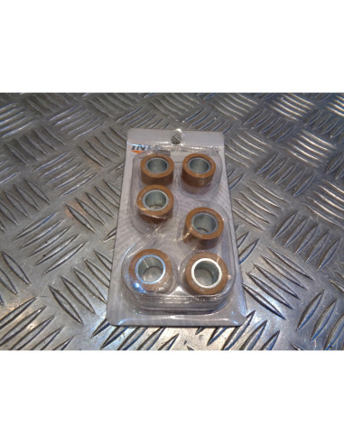 6 galets variateur tnt racing ceramic 23 x 18 mm - 21 gr scooter honda kymco su
