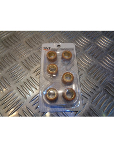 6 galets variateur tnt racing ceramic 20 x 14,6 mm - 14,5 gr scooter honda kymco