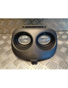 phare feu avant double halogene 2 x 55w scooter mbk 50 booster bws apres 2004