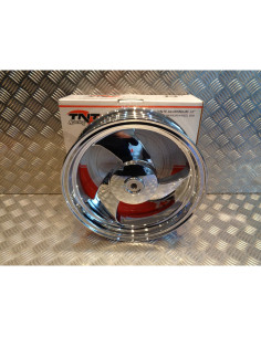 jante arriere 13 pouces x 3.50 chrome scooter mbk 50 booster next rocket stunt .