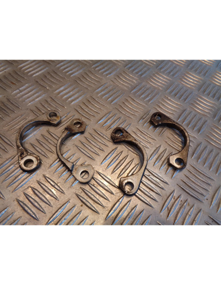 demi lune collecteur pot echappement moto kawasaki en 450 ltd en450a