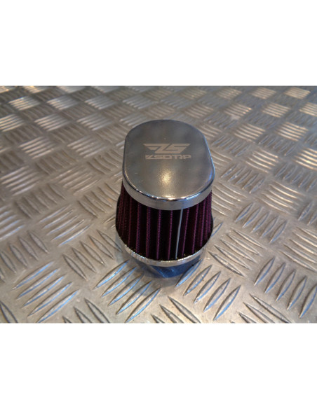 filtre air cornet diam 42 mm universel adaptable moto scooter quad buggy bobber