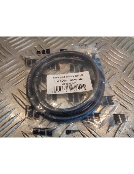 cable fil bougie bobine ht haute tension allumage 50 cm moto scooter quad buggy