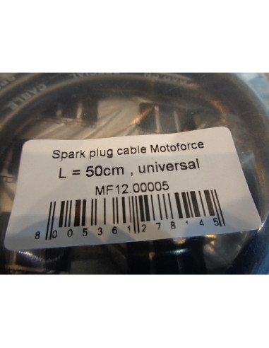 cable fil bougie bobine ht haute tension allumage 50 cm moto scooter quad buggy