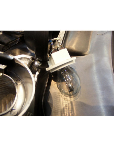 plaque phare tete fourche noir ktm universel adaptable moto trail enduro mecabo