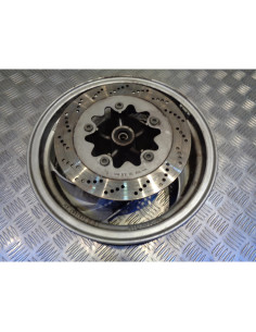 jante roue avant + disque frein scooter sym 250 gts 2