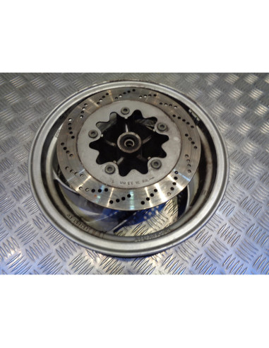 jante roue avant + disque frein scooter sym 250 gts