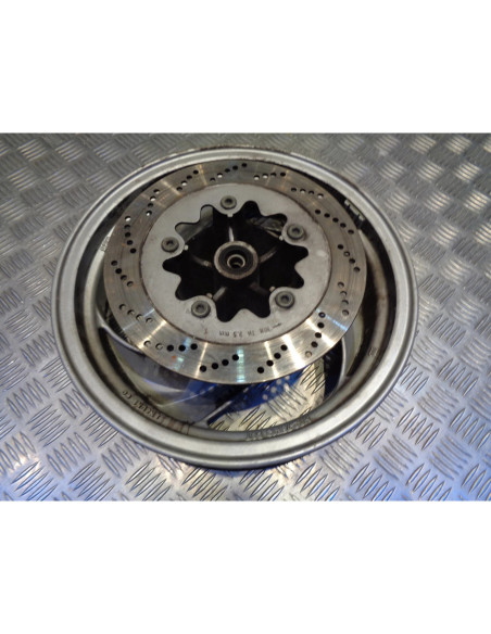 jante roue avant + disque frein scooter sym 250 gts