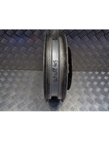jante roue avant + disque frein scooter sym 250 gts