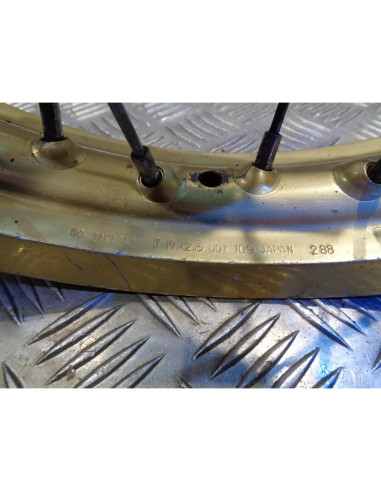 jante roue arriere moto suzuki ts 240 x tsx rh 250 sj12a 1984 - 1989