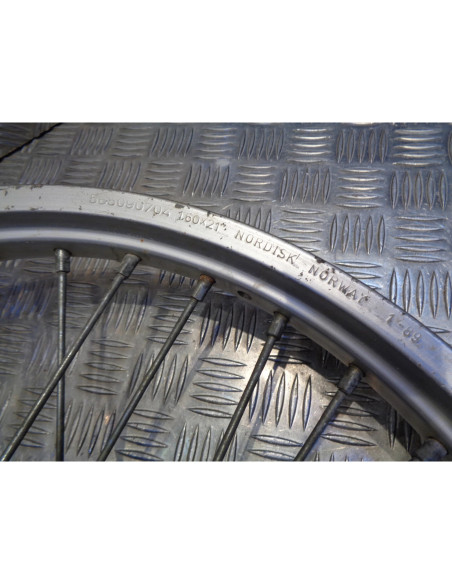 roue jante avant trail moto ktm 600 lc4 type 580 er600lc4 1988 - 89