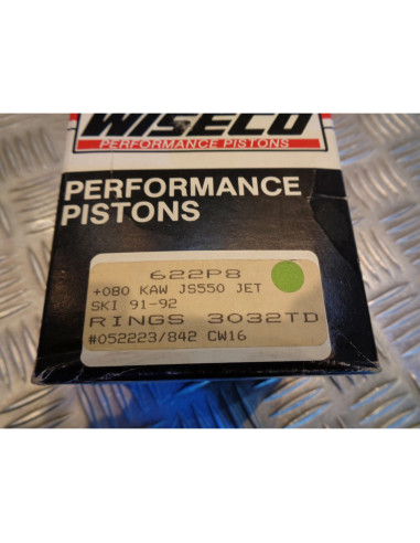 piston wiseco +080 jet ski kawasaki js jsx 550 1991 - 92 bihr 622P8