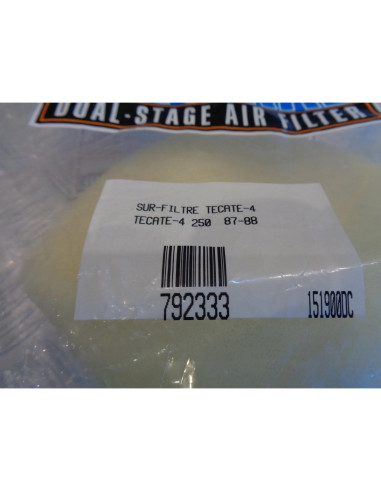 sur filtre air mousse twin air 151900DC atc kawasaki 250 tecate 1987 -88 bihr 79
