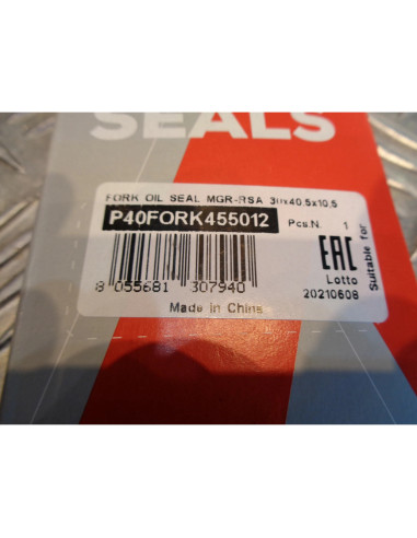 2 x joint spy fourche 30x40.5x10.5 scooter 50 booster athena P40FORK455012 125 f