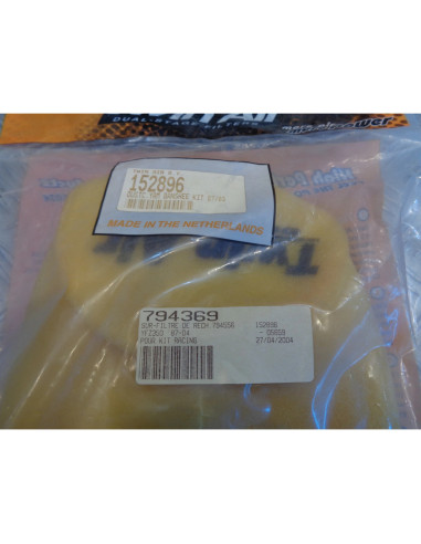 sur filtre air mousse twin air 152896 quad yamaha yfz 350 banshee 1987 - 04 bihr