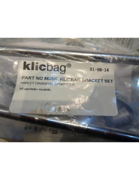 kit support fixation sacoches cavalieres klicbag moto harley davidson sportster