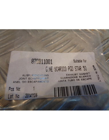 joint pot echappement scooter pgo 50 comet galaxy star centauro 870B11001 bihr 6