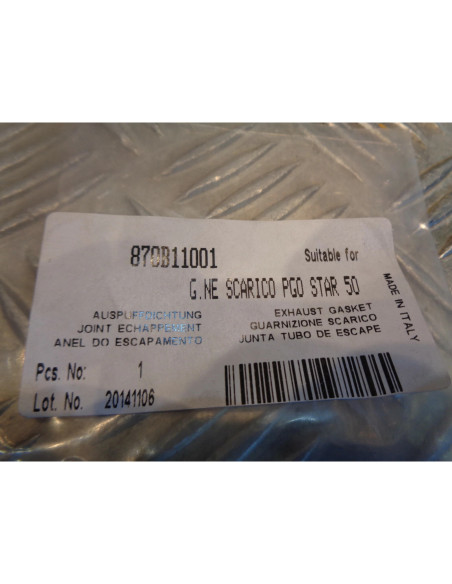 joint pot echappement scooter pgo 50 comet galaxy star centauro 870B11001 bihr 6