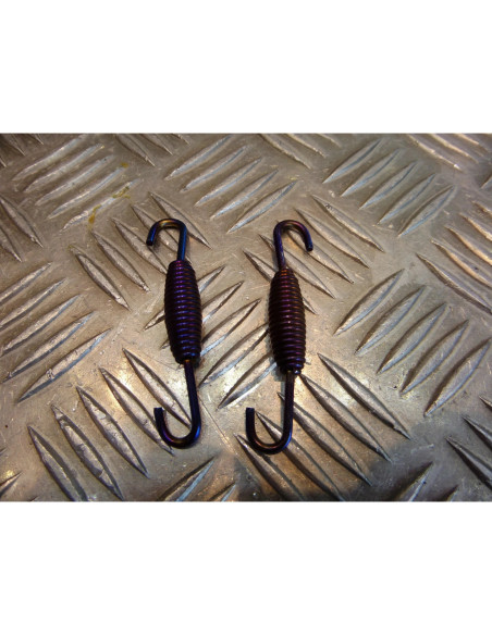 jeu de 2 ressort violet 6,8 cm 680 mm pour pot silencieux echappement moto scoot