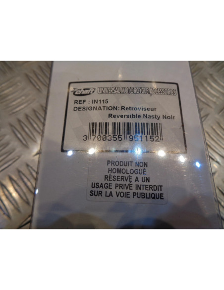 retroviseur reversible droit gauche alu diam 10 mm chaft nasty moto scooter IN11
