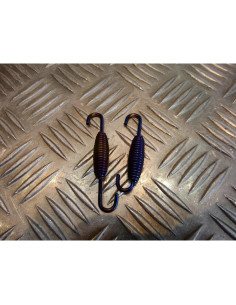 jeu de 2 ressort violet 6,8 cm 680 mm pour pot silencieux echappement moto scoot 2