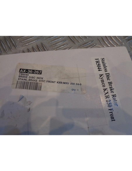disque de frein avant wave petale inox quad kymco 250 300 mxu kxr maxxer frixxio