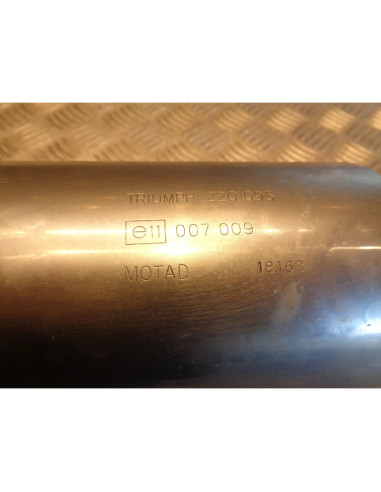 silencieux gauche pot echappement moto triumph 900 trophy t336