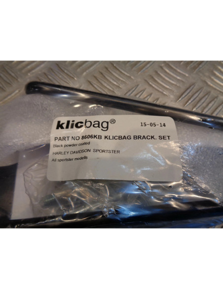 kit support fixation sacoches cavalieres klicbag moto harley davidson sportster