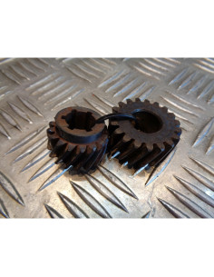2 x pignon vilebrequin embiellage moto morini 125 corsaro 5v 5 vitesses 4 temps 2