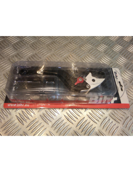 levier frein avant poignee droit moto honda 600 cbr pc37 bihr A32-1002C/BLACK 87