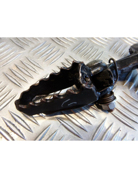platine repose cale pied gauche moto ktm 600 lc4 er600lc4 1988 - 89