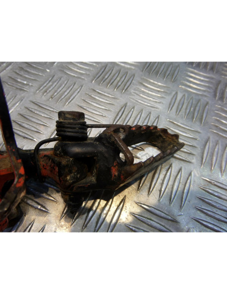 platine repose cale pied avant droit moto ktm 600 lc4 er600lc4 1988 - 89