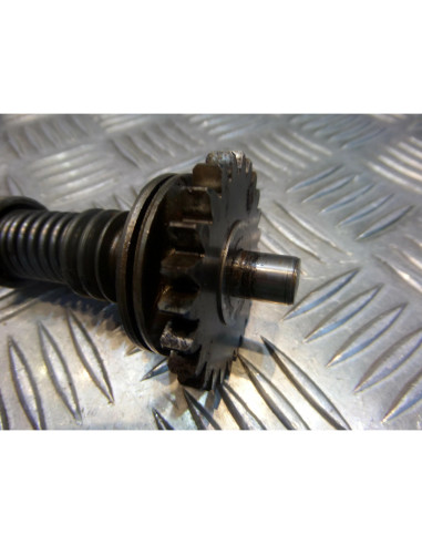 axe pignon arbre commande valve echappement moto honda 200 mtx md07