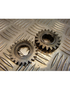 pignon vilebrequin embiellage moteur moto honda 200 mtx md07 2