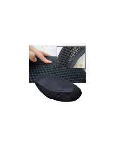 housse recouvrement selle m moto scooter mobylette quad antiderapant maille noir 2