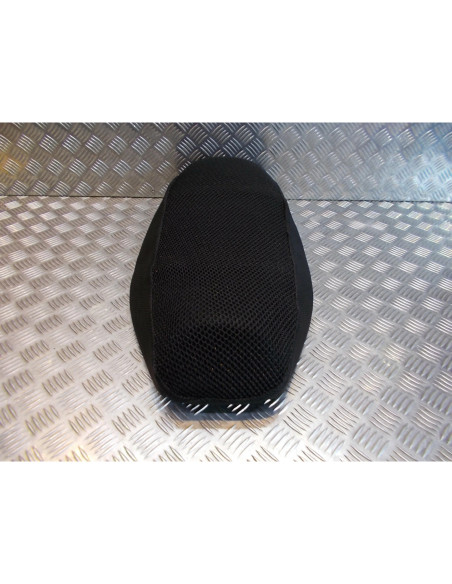housse recouvrement selle m moto scooter mobylette quad antiderapant maille noir
