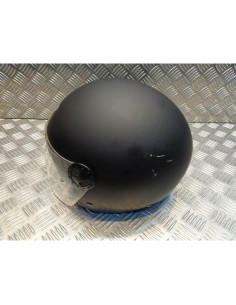 casque demi jet s-line noir mat double visiere taille xs 54 scooter moto quad