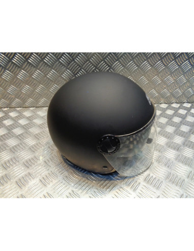 casque demi jet s-line noir mat double visiere taille xs 54 scooter moto quad