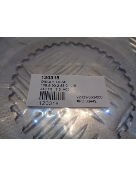 disque lisse embrayage moto honda cr 125 r m mr 175 1975 - 81 tecnium 22321-360-