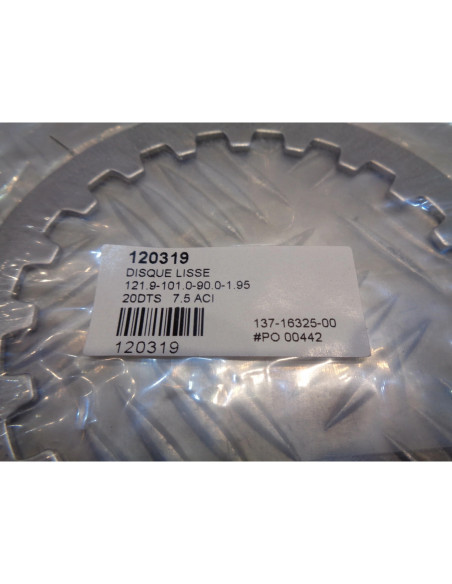 disque lisse embrayage moto yamaha 125 dt ty ta yz it tz rd 1975 - 86 tecnium 13