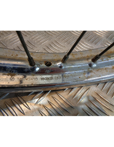 jante roue avant moto yamaha dt 125 f dtf takasago 1.60 x 21