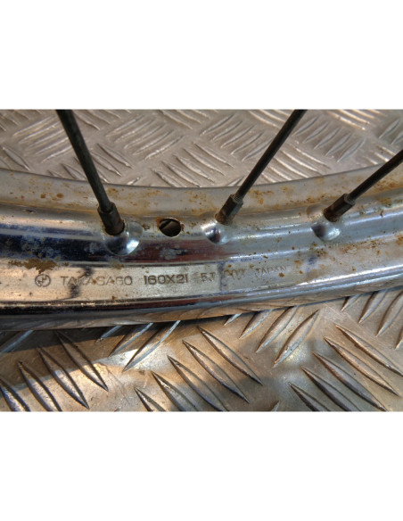 jante roue avant moto yamaha dt 125 f dtf takasago 1.60 x 21