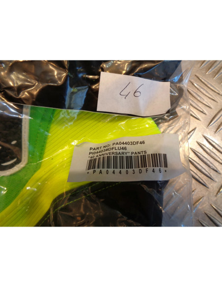 pantalon moto cross ufo 40th anniversary rouge jaune vert fluo taille 28 us PI04