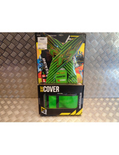 kit complet blackbird autocollants stickers + housse selle moto kawasaki kx 250 2