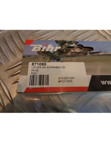 levier frein arriere poignee gauche scooter aprilia 50 100 scarabeo bihr S10-501