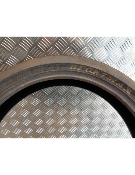 pneu course moto dunlop 120 / 70 sportmax gp racer slick m occasion