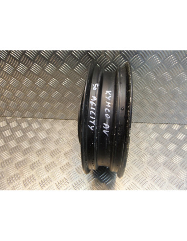 jante roue avant + disque frein scooter kymco 50 agility